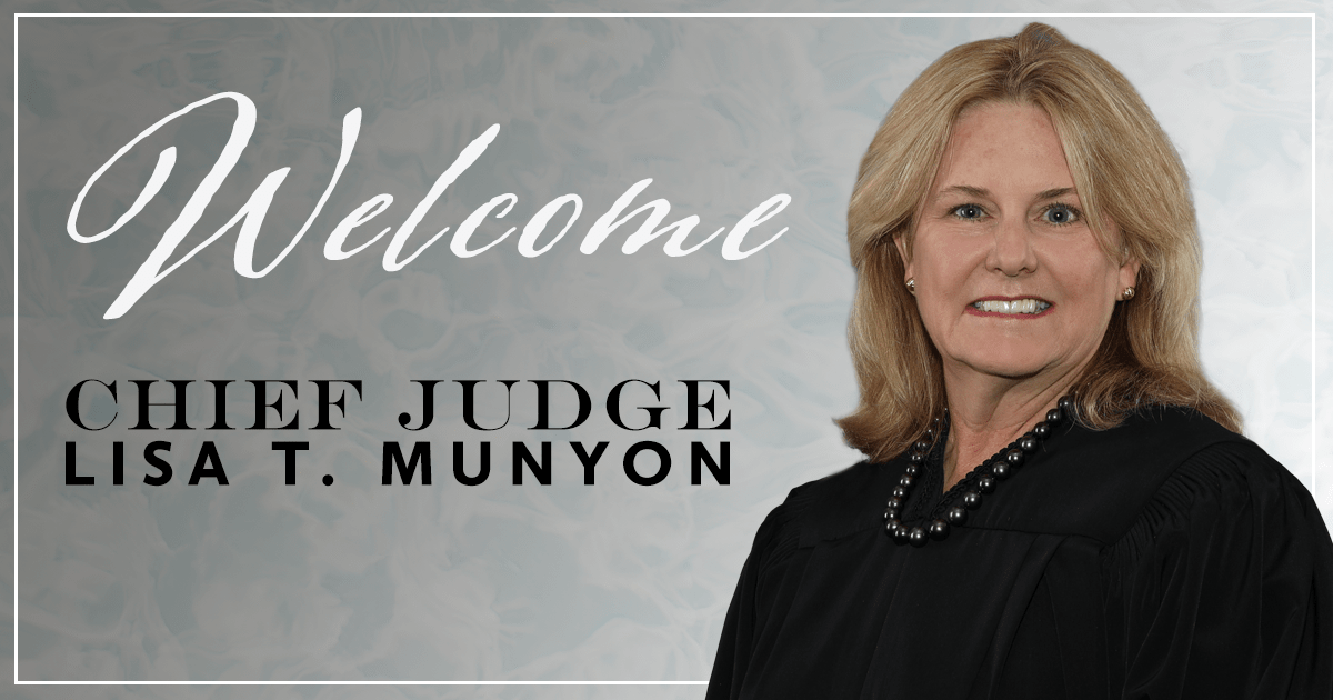 The Honorable Lisa T. Munyon Begins Term as Chief Judge Ninth